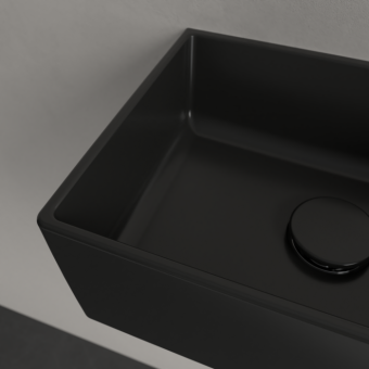 РАКОВИНА ПОДВЕСНАЯ 40Х26 VILLEROY&BOCH MEMENTO 2.0, EBONY (432340S5)