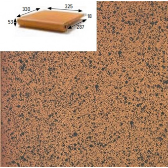 Керамогранит GRES ARAGON ANETO PELDANO PZ270 32,5x33x1,8 из коллекции GRES ARAGON ANETO 