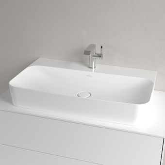 РАКОВИНА НАКЛАДНАЯ 80Х47 VILLEROY&BOCH FINION, WHITE ALPIN (41688CR1)
