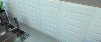 WOW SUBWAY LAB BEVEL ICE WHITE GLOSS 7.5X30