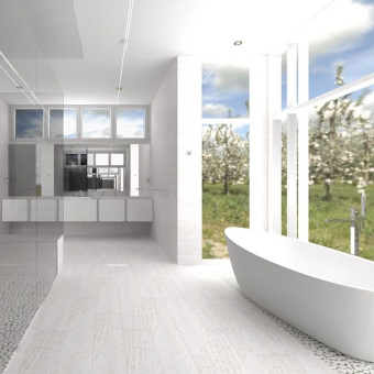 PORCELANOSA OXFORD BLANCO G-384 19,3X120X1,15