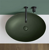 РАКОВИНА НАКЛАДНАЯ 58 СМ CIELO LE BACINELLE ECO SMALL, ЗЕЛЕНЫЙ (BAECO58-AG)
