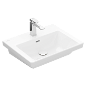 РАКОВИНА 55Х44 VILLEROY&BOCH SUBWAY 3.0, WHITE ALPIN (4A705501)