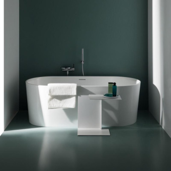 ВАННА ИЗ ИСКУССТВЕННОГО КАМНЯ LAUFEN VAL 160Х75 СМ, WHITE (H2302820000001)