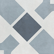 HARMONY HAVANA WHITE CROSS 22,3x22,3x0,9
