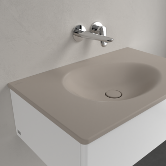 РАКОВИНА ВСТРАИВАЕМАЯ 80Х50 VILLEROY&BOCH ANTAO, ALMOND (4A7583AM)