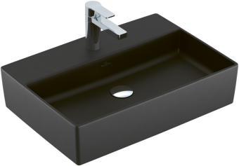 РАКОВИНА НАКЛАДНАЯ 60Х42 VILLEROY&BOCH MEMENTO 2.0, EBONY (4A0761S5)