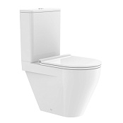 УНИТАЗ-КОМПАКТ БЕЗОБОДКОВЫЙ DEVIT LAGUNA С СИДЕНЬЕМ SOFT CLOSE (3010110)