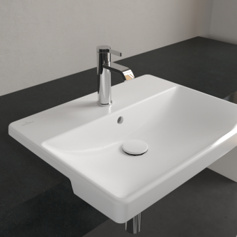 РАКОВИНА 55Х44 VILLEROY&BOCH AVENTO, STONE WHITE (4A0655RW)