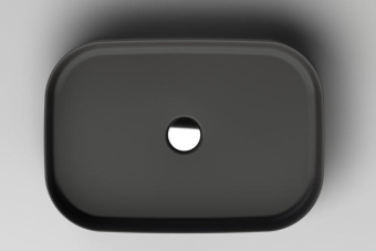 РАКОВИНА 55Х38 СМ GALASSIA SMART B, ЧЕРНЫЙ МАТОВЫЙ (7402NEMT)