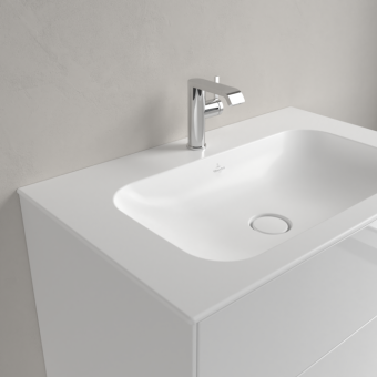 РАКОВИНА ВСТРАИВАЕМАЯ 80Х50 VILLEROY&BOCH FINION, STONE WHITE (416481RW)