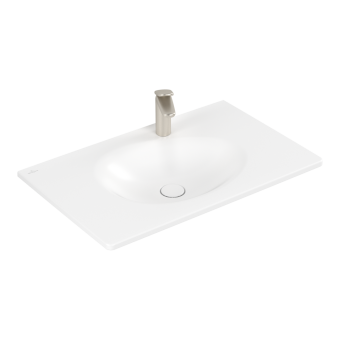 РАКОВИНА ВСТРАИВАЕМАЯ 80Х50 VILLEROY&BOCH ANTAO, STONE WHITE (4A7584RW)