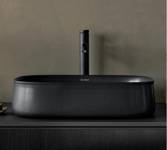 РАКОВИНА 55Х39 СМ DURAVIT ZENCHA, АНТРАЦИТ МАТОВЫЙ (2373551379)