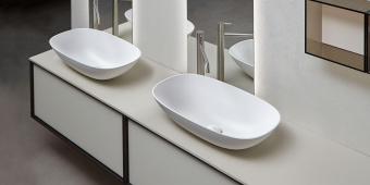 РАКОВИНА НАКЛАДНАЯ 63 СМ ANTONIO LUPI VELO, БЕЛЫЙ (VELO63 BIANCO)