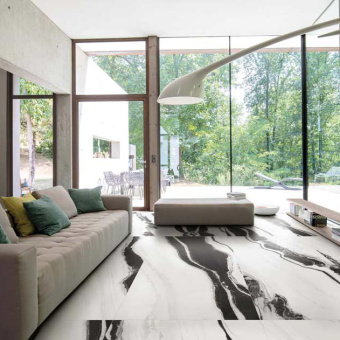 FLOOR GRES B&W_MARBLE WAVE 766392 60X120X1
