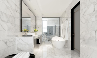 GOLDEN TILE CALACATTA EXTRA WHITE RECT 59,5X59,5X1,1