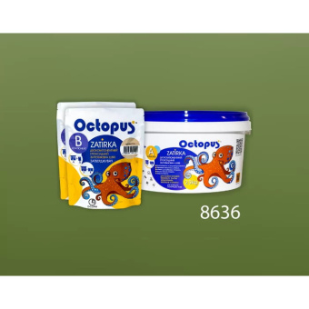 ЭПОКСИДНАЯ ЗАТИРКА OCTOPUS ZATIRKA 2-КОМП. ЦВЕТ ЗЕЛЕНО-ХАКИ 8636 2,5 КГ (8636-2)