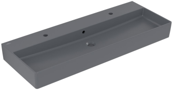 РАКОВИНА ПОДВЕСНАЯ 120Х47 VILLEROY&BOCH MEMENTO 2.0, GRAPHITE (4A22C4I4)