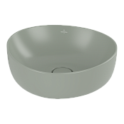 РАКОВИНА НАКЛАДНАЯ АССИМЕТРИЧНАЯ 40Х39,5 СМ VILLEROY&BOCH ANTAO, MORNING GREEN (4A7240R8)