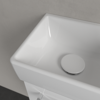 РАКОВИНА 36Х22 VILLEROY&BOCH AVENTO, WHITE ALPIN CERAMICPLUS (43003LR1)