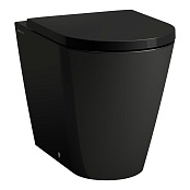 НАПОЛЬНЫЙ БЕЗОБОДКОВЫЙ УНИТАЗ LAUFEN KARTELL, ЧЕРНЫЙ МАТОВЫЙ (H8233377160001)