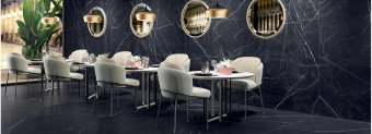 FMG MARMI MAXFINE BLACK MARQUINIA LUCIDATO L150338MF6 150X150