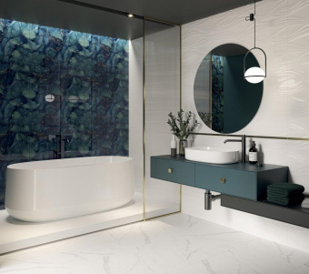 PARADYZ UNIWERSALNY PANEL SZKLANY NAVY 3Х-ЕЛЕМЕНТНИЙ 25X75X0,6