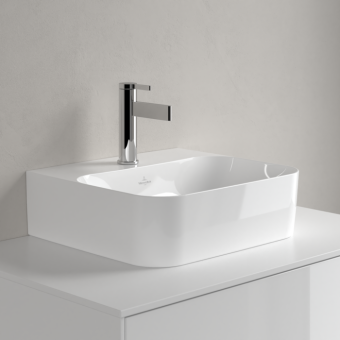 РАКОВИНА НАКЛАДНАЯ 43Х39 VILLEROY&BOCH FINION, WHITE ALPIN (43644CR1)