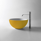 РАКОВИНА НАКЛАДНАЯ 50 СМ ANTONIO LUPI URNA, ЖЕЛТЫЙ (URNAMOOD BIANCO-MOSTARDA)