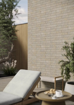 PARADYZ EREMITE TAUPE КЛИНКЕРНАЯ ФАСАДНАЯ ПЛИТКА МАТ 40X6,6X1,1