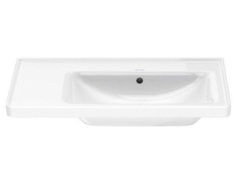 РАКОВИНА 80Х48СМ АСИММЕТРИЧНАЯ DURAVIT D-NEO, БЕЛЫЙ (2370800060)