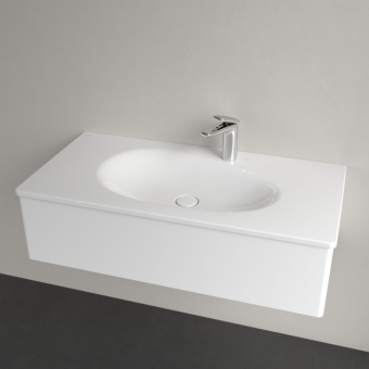 РАКОВИНА ВСТРАИВАЕМАЯ 100Х50 VILLEROY&BOCH ANTAO, WHITE ALPIN (4A76A2R1)