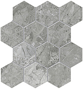PASTORELLI SUNSHINE BRECCIA GREY ESAGONA 8.5 MM 30x30