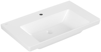 РАКОВИНА 80Х47 VILLEROY&BOCH SUBWAY 3.0, STONE WHITE (4A7081RW)