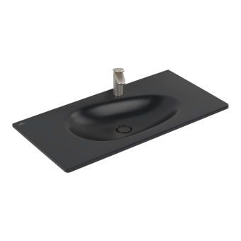 РАКОВИНА ВСТРАИВАЕМАЯ 100Х50 VILLEROY&BOCH ANTAO, PURE BLACK (4A76A2R7)