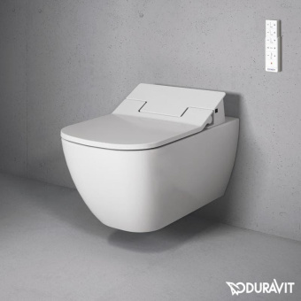 ПОДВЕСНОЙ БЕЗОБОДКОВЫЙ УНИТАЗ DURAVIT RIMLESS HAPPY D.2 SENSOWASH (2550590000)