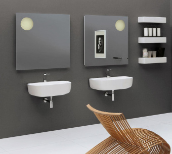 КЕРАМИЧЕСКАЯ РАКОВИНА 54 СМ FLAMINIA MONO 54, BLACK (MN54L)