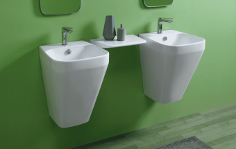 КЕРАМИЧЕСКАЯ РАКОВИНА 40 СМ SIMAS BADEN BADEN, GLOSSY WHITE (BB 13)