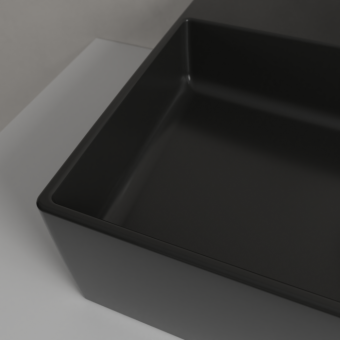РАКОВИНА НАКЛАДНАЯ 60Х42 VILLEROY&BOCH MEMENTO 2.0, EBONY (4A0761S5)
