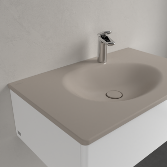 РАКОВИНА ВСТРАИВАЕМАЯ 80Х50 VILLEROY&BOCH ANTAO, ALMOND (4A7584AM)