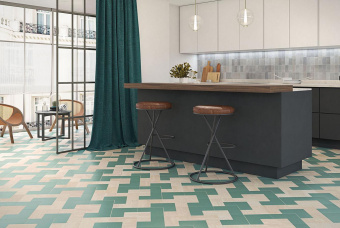 WOW ELLE FLOOR GREEN 18.5X18.5