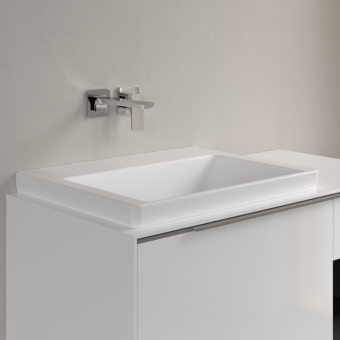 РАКОВИНА 60Х47 VILLEROY&BOCH SUBWAY 3.0, STONE WHITE (4A706FRW)