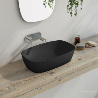 КЕРАМИЧЕСКАЯ РАКОВИНА 60 СМ CATALANO GREEN LUX, NERO SATINATO (160APGRLXNS)