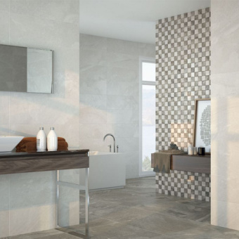 PORCELANITE DOS 7516 TABACO BEIGE RELIEVE В056 25X75
