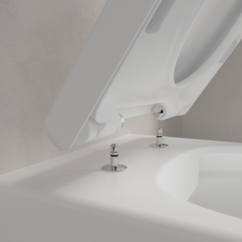 ПОДВЕСНОЙ БЕЗОБОДКОВЫЙ УНИТАЗ VILLEROY&BOCH AVENTO, STONE WHITE (5656HRRW)