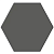 Фото плитки ARGENTA GALLERY DARK HEX 14X16 из коллекции ARGENTA GALLERY 