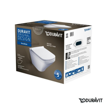 ПОДВЕСНОЙ УНИТАЗ С КРЫШКОЙ DURAVIT DURASTYLE (45520900A1)