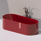 ВАННА ИЗ ИСКУССТВЕННОГО КАМНЯ ОТДЕЛЬНОСТОЯЩАЯ FLAMINIA OVAL 170Х70 СМ, RED (OV170)