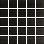 CERAMIKA KONSKIE MAJOLIKA BLACK GLASS МОЗАИКА (50×50) 25X25X0,9