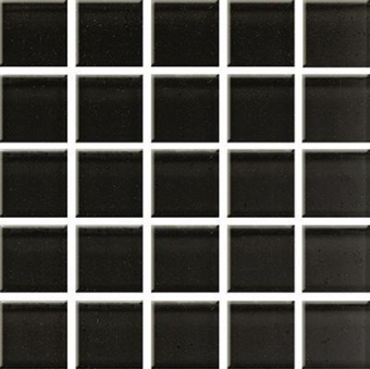 CERAMIKA KONSKIE MAJOLIKA BLACK GLASS МОЗАИКА (50×50) 25X25X0,9